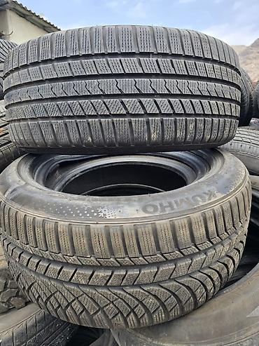 24545 r18 зима: Шины 245 / 45 / R 18, Зима, Б/у, Комплект, Легковые, Корея, Kumho — 1