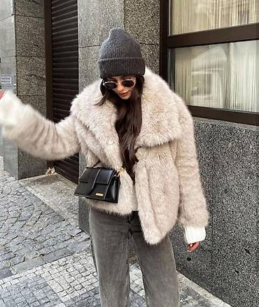 Krzneni kaputi: 🔥Ženska kratka bunda od veštačkog krzna – luksuzan, elegantan model — 9