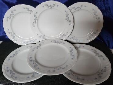 Ostali antikviteti: Tanjiri 1949-1954g.Seltnann Weiden Nemacka. Desertni bez — 1