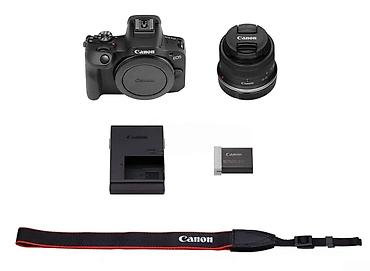 canon 24: Canon EOS R100 + RF-S 18-45mm IS STM Kit 🟢 Rəsmi iş yeri olan və — 2