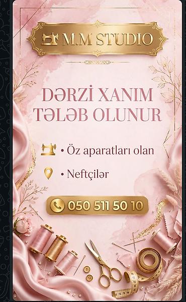 Dərzi axdarilir öz aparatları olan