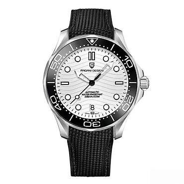 Ručni satovi: PAGANI DESIGN PD-1685 - 42mm - Bela - Omega Homage Potpuno nov muški — 10