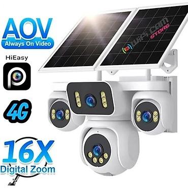 Foto və videokameralar: Günəş panelli 4G təhlükəsizlik kamerası – AOV (Always On Video) - — 1