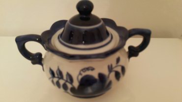 Другие товары для кухни: Старинная сахарница Гжель.Клеймо треугольник