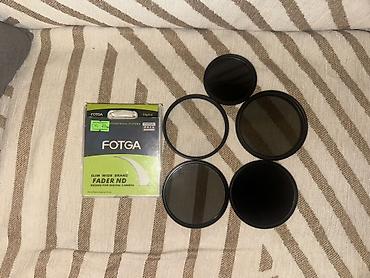 Техника и электроника: Fotoqraf üçün filtr dəsti - FOTGA Slim Wide Band Fader ND (W) – 58 — 2