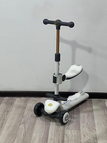 dəbilqə satışı: 🛴💎 VIPSCO 3 Təkərli Qatlanan Skuter – LED + Oturacaqlı FULL FUNKSİYA! — 4
