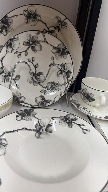 dish sets: Наборы столовой посуды с растительными и цветочными принтами - — 3