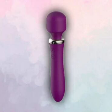 розовая женщина: Двухсторонний вибратор в виде микрофона поможет ощутить незабываемые