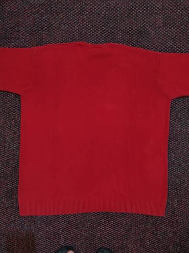 Džemperi: Džemper, Lacoste, bоја - Crvena, Pamuk — 5