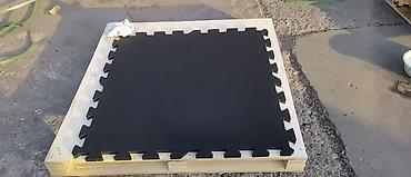 Модульные покрытия, пазлы: Плитка-коврик из резиновой крошки с замком «пазл» для спортивных и — 17