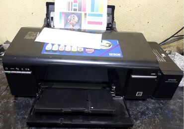 Принтеры: Продам epson L805 Четыре принтера Б/У в наличии 2 шт проверить можете