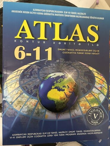 Atlaslar: Cografiya atlas en son nesr, 9 man alinib 5 man satilir lalafo.az -da Atlaslar: Cografiya atlas en son nesr, 9 man alinib 5 man satilir