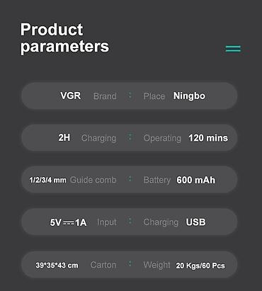 Trimmerlər və saç qırxan maşınlar: Saç qırxan maşın, Vgr, Yeni — 6