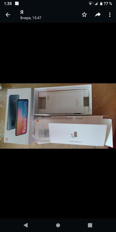 hdmi кабель цена бишкек: Xiaomi, Redmi Note 9S, Б/у, 128 ГБ, цвет - Белый, 2 SIM