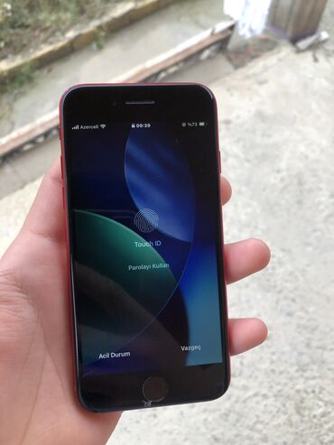 Apple iPhone: IPhone SE 2020, 128 GB, Qırmızı, Barmaq izi, Simsiz şarj, Sənədlərlə — 7