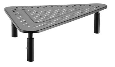 divsn 83: Trokutasto podesivo postolje za monitor – metalno - Dizajn za ugao — 1
