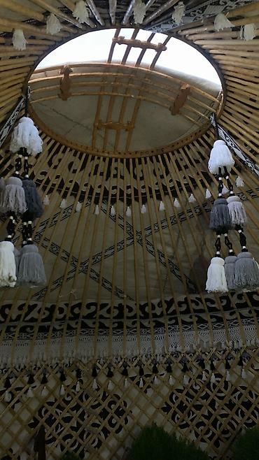 Аренда юрт: Аренда юрты, Каркас Деревянный, 85 баш, Стол — 8