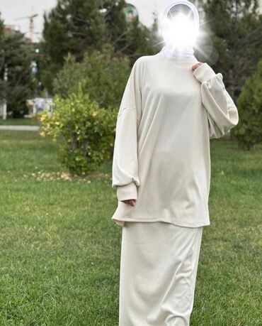 Hicab: Hicab paltarları. Panço, makaronka don, yupka dəst, anqorka geyim — 28