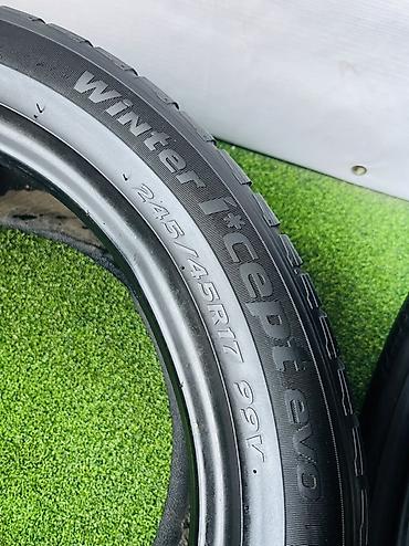 24545 r17 зима: Шины 245 / 45 / R 17, Зима, Б/у, Комплект, Легковые, Корея, Hankook — 7