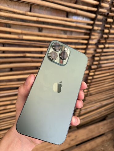 iphone 13 pro в рассрочку на 24 месяца: IPhone 13 Pro Max, Б/у, 128 ГБ, Alpine Green, Чехол, 85 %