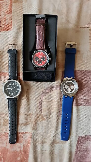 Ručni satovi: Set od 3 muška ručna sata 1) HONMIN HM8009 - Hronograf stil sa — 12