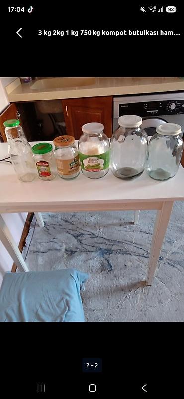Şüşə bankalar və butulkalar dəsti Məişətdə kompot, mürəbbə, turşu lalafo.az -da Şüşə bankalar və butulkalar dəsti Məişətdə kompot, mürəbbə, turşu