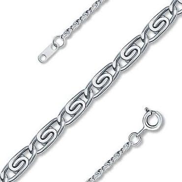 Серебряная цепь «Улитка» Ag925 - Артикул: 4024 - Категория: цепи -