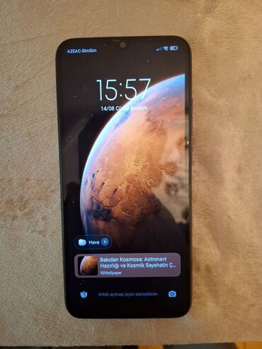 Redmi: Redmi 10A, 128 GB, rəng - Qara, Barmaq izi