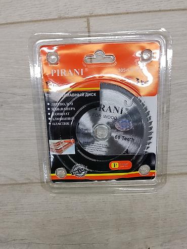 Пильные диски: Твердосплавный пильный диск PIRANI 305-125-60T-22.23 - Диаметр диска — 3