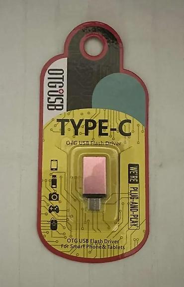 Druga oprema za računare i laptopove: Adapter OTG Type-C muški na USB ženski 3.0 utičnica NOVO. Opis — 10