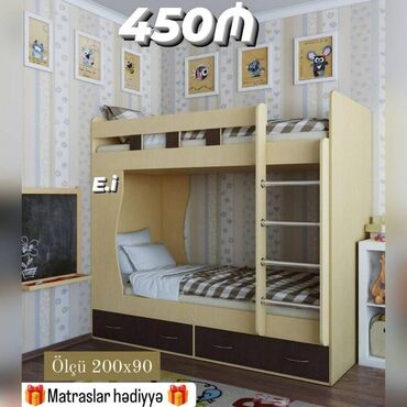 Masa və oturacaq dəstləri: İki Mərtəbəli Çarpayı 450Azn💥 ✔️Rəng seçimi var ✔️ Çatdırılma və