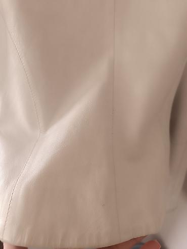 pull amd bear: Bela kožna jakna – Miss Joy, br. 36 Savršena bela jakna od prave — 7