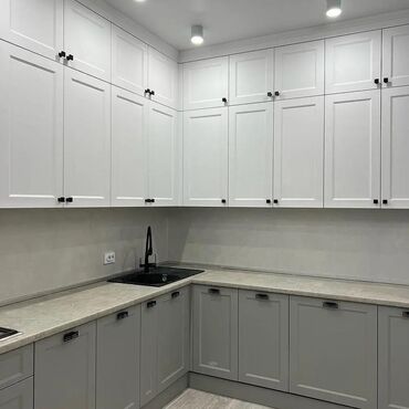 Mətbəx mebeli: Müasir dizaynlı mətbəx mebeli komplekti - Stil: minimal və düz xətli — 6