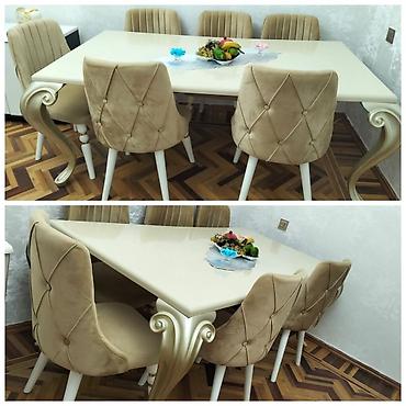 Qonaq otağı üçün, İşlənmiş, 6 stul