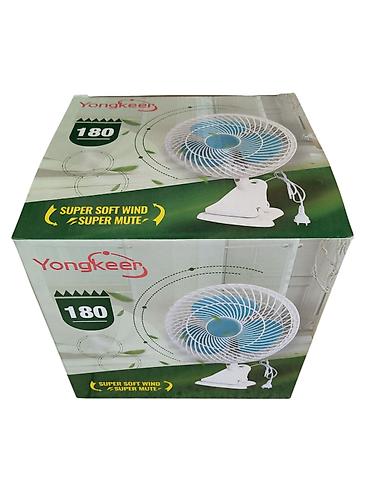 mini usb ventilator: "Yongkeer 180" Masaüstü Sərinkeş 18sm 2 Sürətli . ❄️ Sərinlik artıq — 6