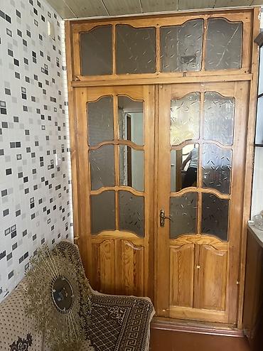 findiq tingleri: Taxta otaq qapıları – şüşəli və kor modellər - Material: təbii ağac — 6
