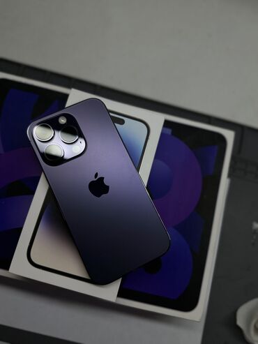 iphone 4 цена в бишкеке: IPhone 14 Pro, Б/у, 128 ГБ, Deep Purple, 87 %