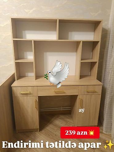 Oğlan və qız üçün, Yeni, Siyirməli, Yazı masası, Stulsuz