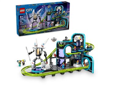 Игрушки: Lego City 🏙️ 60421Парк аттракционов "Мир Роботов 🤖 рекомендованный