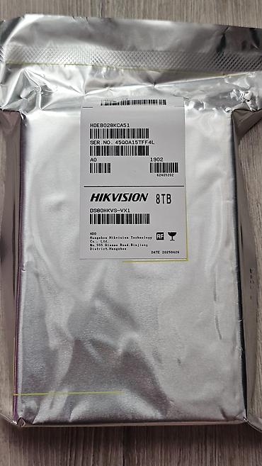 2 tb hdd: Hikvision hdd 8 tb. saat 24:00 geder zeng vura bilersiz. real aliciya — 4
