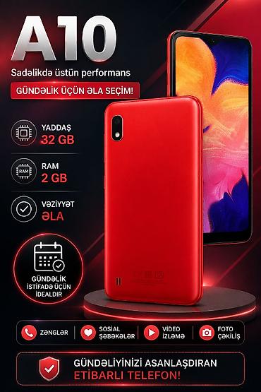rabitə: Model: A10, qırmızı rəng Gündəlik istifadə üçün sadə və etibarlı — 2