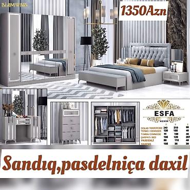 Yataq otağı dəstləri: İkinəfərlik çarpayı, Dolab, Termo, Tumba, Yeni -da lalafo.az — 47 Yataq otağı dəstləri: İkinəfərlik çarpayı, Dolab, Termo, Tumba, Yeni — 47