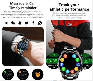 Ručni satovi: Smart watch, Muški — 18