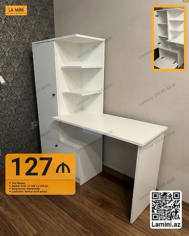 plastik komodlar: Künc masa, Stulsuz, Polkalı, Siyirməli, Sadə laminat — 1