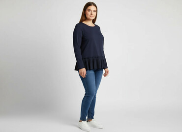 eleganckie bluzki plus size: Жіноча блуза, розмір XL