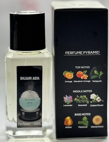 Парфюмерия: Парфюмерные воды в стеклянных флаконах по 50 мл. На выбор несколько — 10