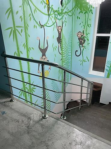 Обшивка лестниц: Перила из нержавеющей стали качественно гарантия — 17