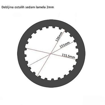 za motor: TRW Clutch Super Kit – set lamela i opruga za kvačilo motocikla — 4