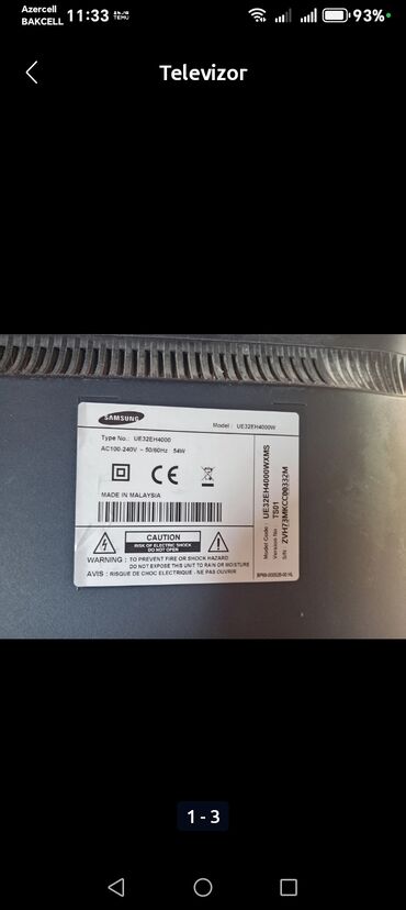 televizor ucun wifi: Televizor Samsung Led 32" FHD (1920x1080)