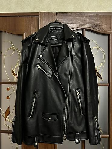 pull bear: Кожаная куртка, Косуха, Экокожа, XS — 1